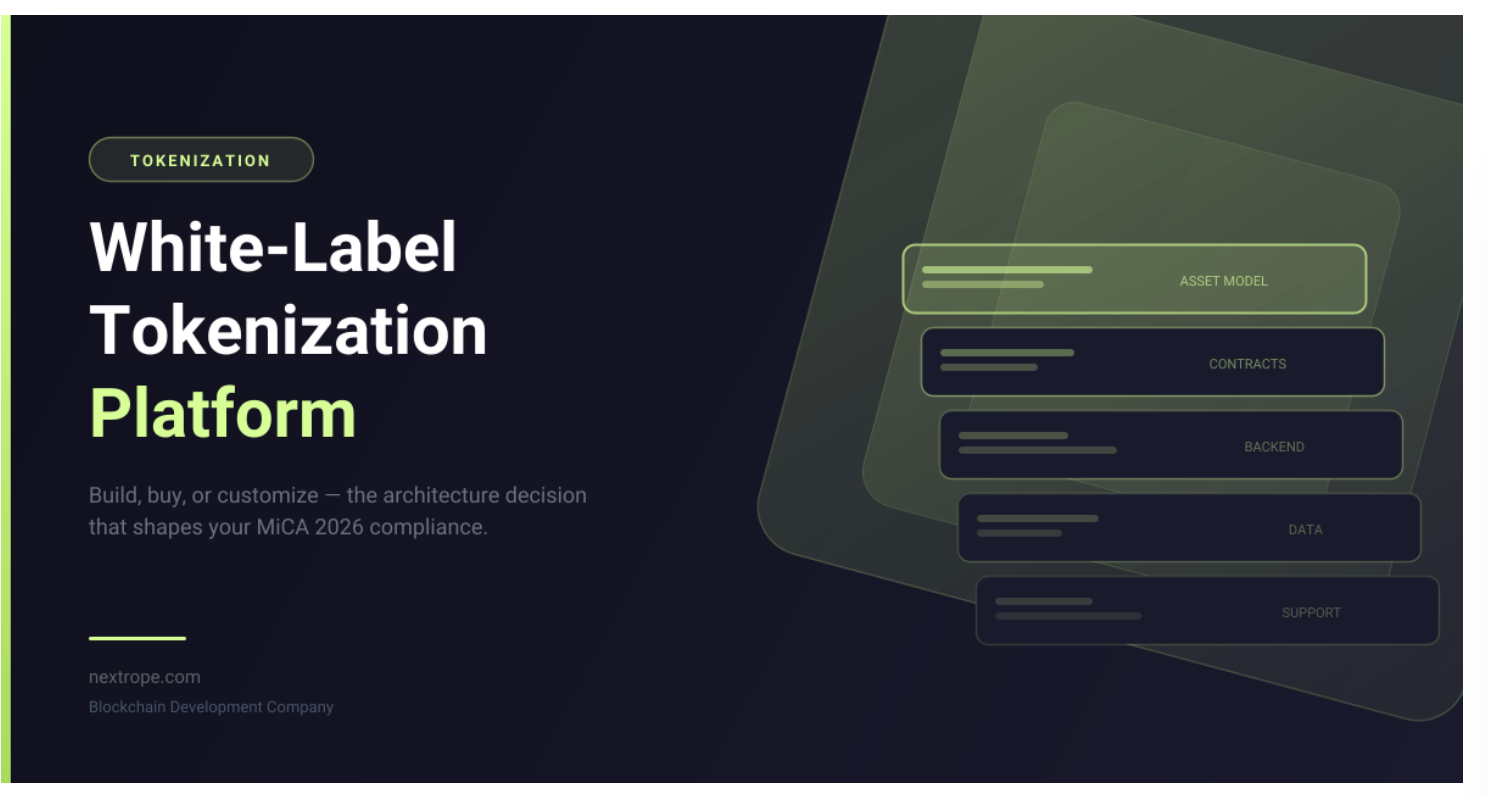 Tokenization Platform in 2026: Build, Buy, or Customize?